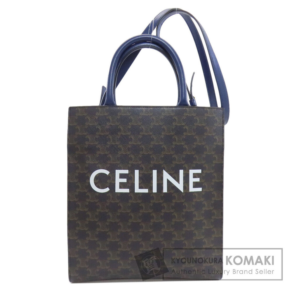 Celine Vertical 2way Cabas Triomphe Handbag